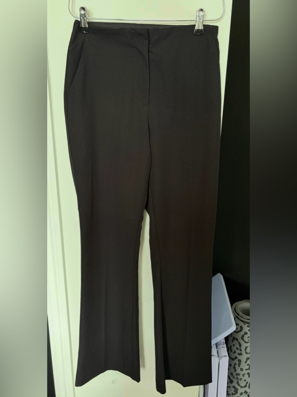 H&M Black Boot-Cut Dress Pants
